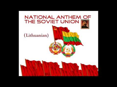Soviet Anthem Lithuanian Sovietų Himnas Lietuvių 