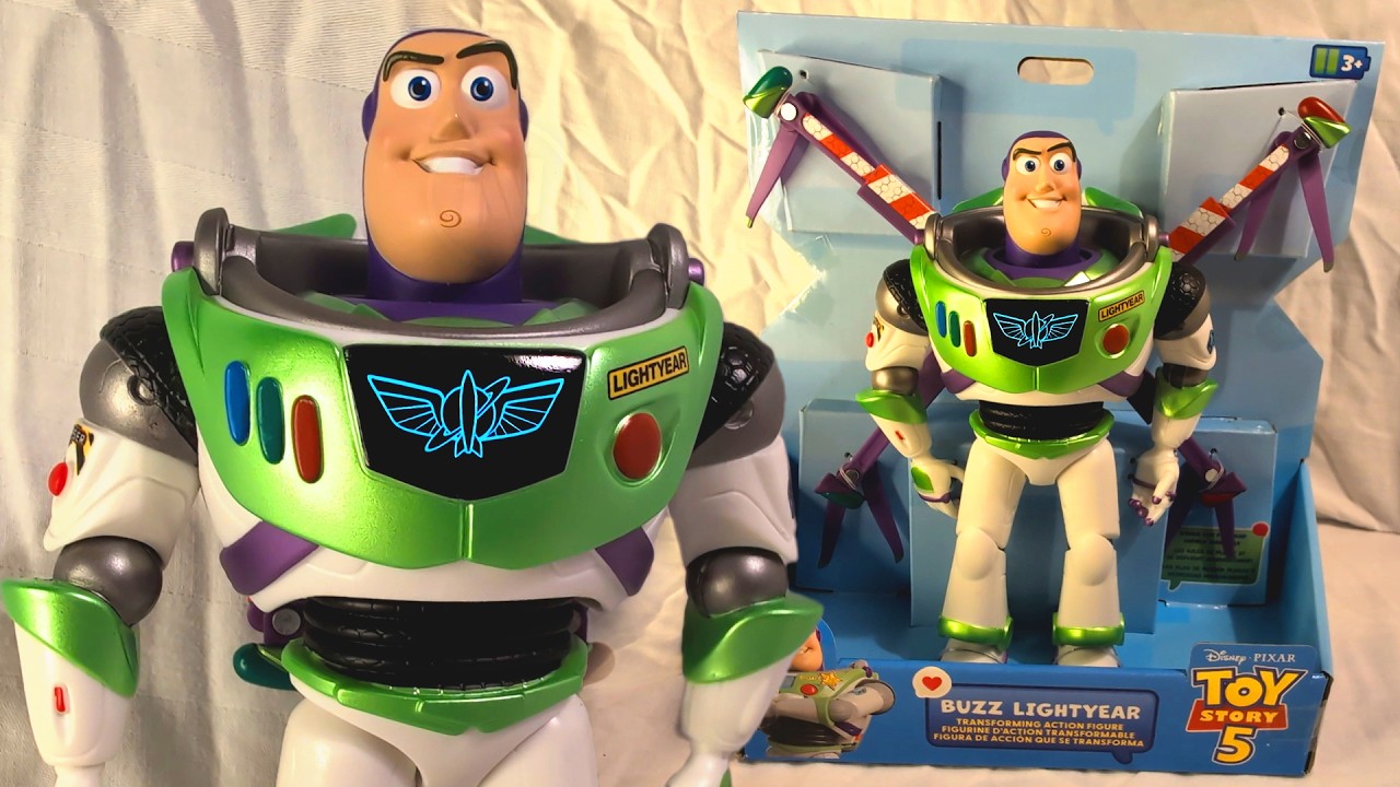 Toy Story 5 Hi-Tech Buzz Lightyear Transforming Action Figure