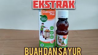 CURCUMA PLUS FRUIT \u0026 VEGGIE, BERISI EKSTRAK BUAH DAN SAYUR