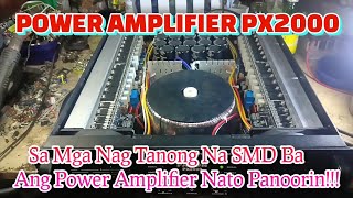 PADON Power Amplifier PX2000 RepairTotoo Ba Na SMD Ang Mga Parts Nito  #padon #poweramplifier