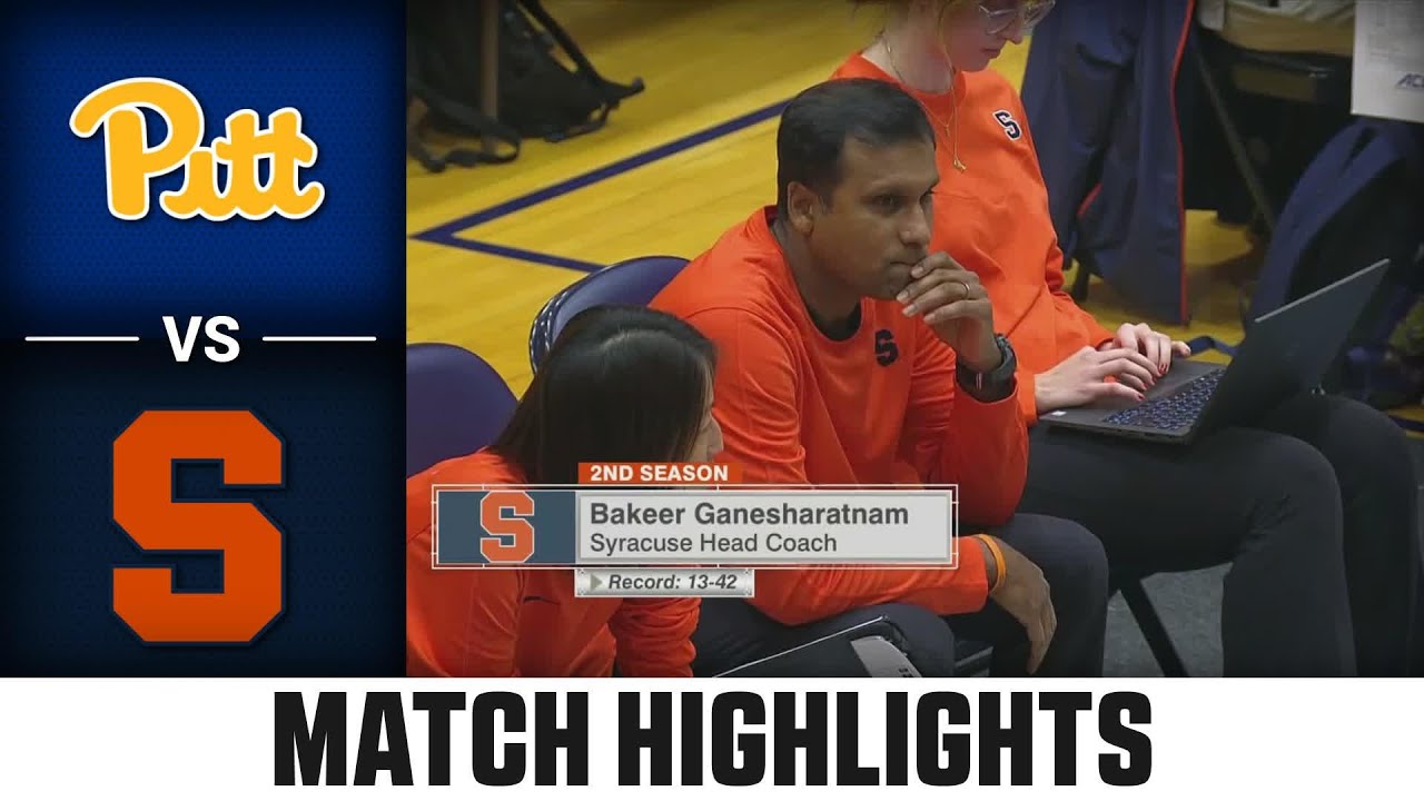 Pittsburgh vs. Syracuse ACC Volleyball Highlights (2023) YouTube