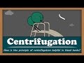 How is the principle of centrifugation helpful in blood banks? | #aumsum #kids #science