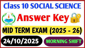 Class 10 socialscience  answer key 2025-26(Morning shift)socialscience  paper solution 2025/midterm