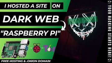 Host your site on Dark Web using Raspberry Pi | Tor/DW working module | Using Nginx | Free hosting