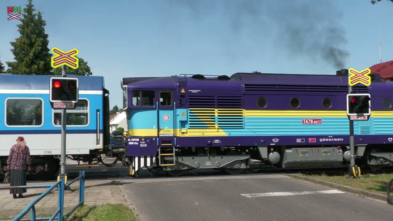 Železniční přejezd Vracov #1 [P7940] - 6.6.2025 / Czech railroad crossing