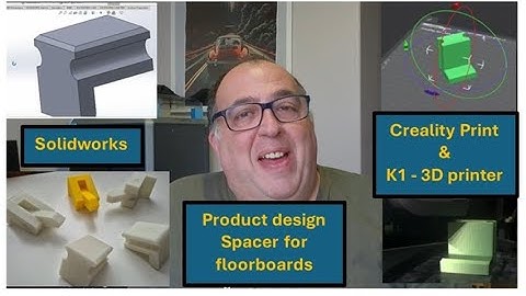 Solidworks 3D modelling of Spacer using Creality Print on a Creality K1 3D Printer - Part Three