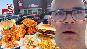 Foreigner Eats The Menu At Jollibee!