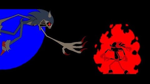 Sonic EYX vs Fatal error|stick nodes|animation| #sonicthehedgehog