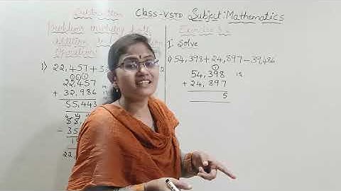 Subtraction  Exercise 3.2 Part-1 Class-5