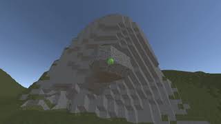 Marching cubes procedural terrain