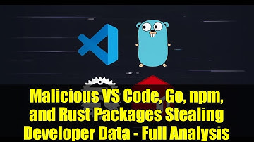 Malicious VS Code, Go, npm, and Rust Packages Stealing Developer Data - Full Analysis