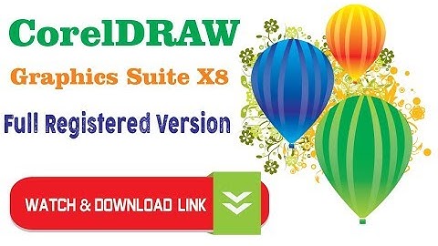CorelDRAW Graphics Suite X8  full Registered Software