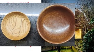 Small oak bowl, just for fun