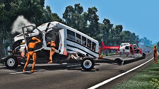 BeamNG Drive - Realistic Car Crashes #4