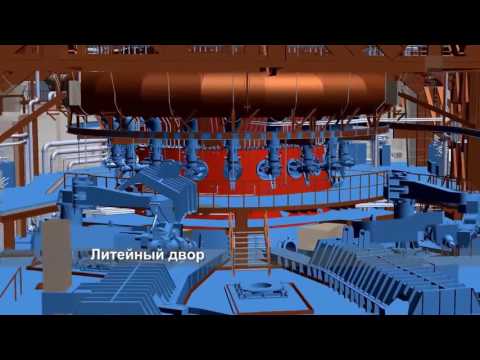 Запорожсталь: 3D модель доменной печи №3