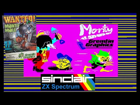 ZX Spectrum Games - Wanted: Monty Mole - YouTube