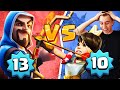 OUTPLAYING LEVEL 13 NOOBS with LEVEL 10 CARDS! ORIGINAL LOG BAIT — Clash Royale