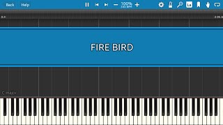 BanG Dream! FIRE BIRD 耳コピ ピアノアレンジ 【Synthesia】