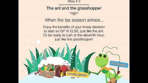 AMFI | #ELSSkiPaathshaala | Story # 3 - The Ant And The Grasshopper