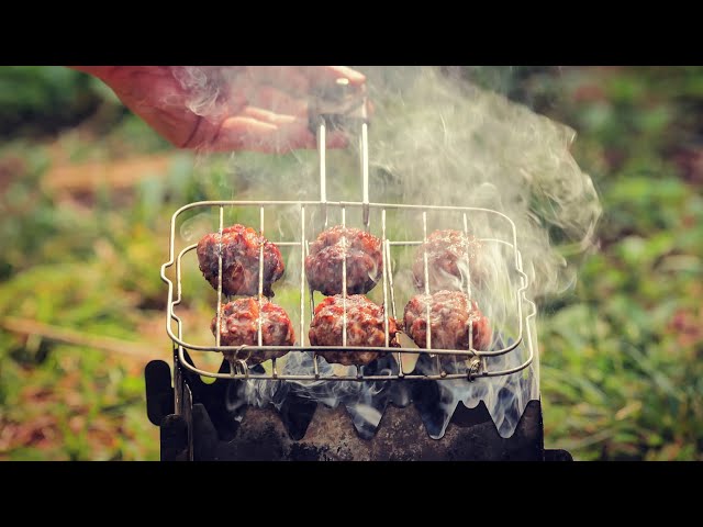 BÚN CHẢ /분짜/ Vietnam Bun cha / Camping, Cooking / 캠핑요리 / 캠핑한끼