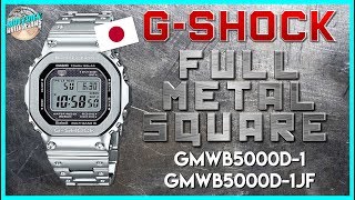 Full Metal Jacket! | G-Shock Full Metal GMWB5000D-1 | GMWB5000D-1JF Unbox &  Review