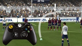 FIFA 15/FIFA 14 CURVE FREE KICK TUTORIAL