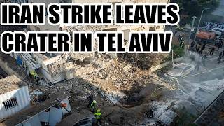 BREAKING: Iran Strike Leaves CRATER In Middle Of Tel Aviv, Irans Strikes Are Penetrating Iron Dome