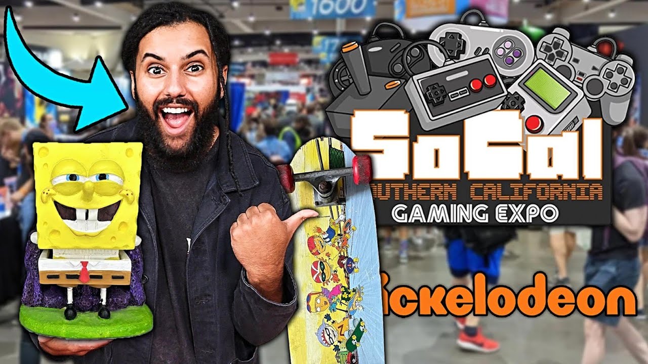Hunting RARE Nickelodeon Merch at a NOSTALGIA CONVENTION!