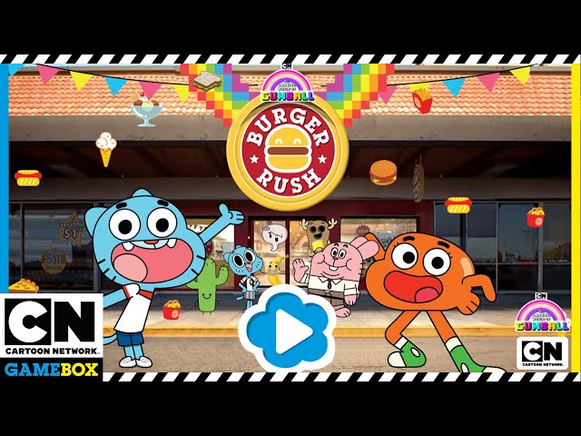 Gumball Gameplay, Burger Rush - Serve up the Grub!