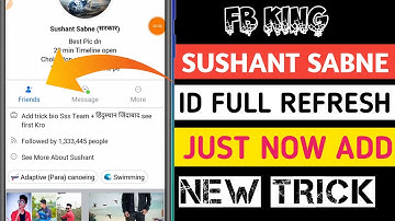How To Add Facebook King Sushant Sabne | Sushant Sabne ko kiase add karey 2020