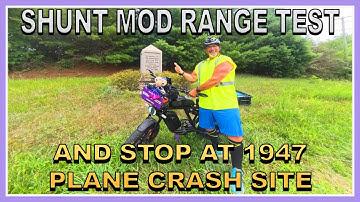 SHUNT MOD Range Test...Ridden Like I STOLE Her!