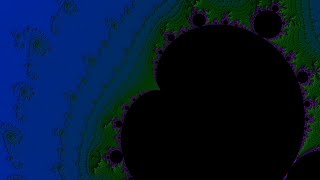 Mandelbrot radioactive swirl