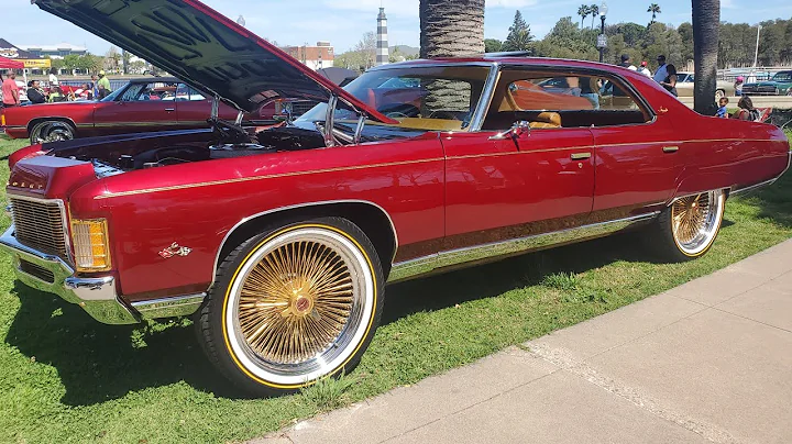 1971 Chevy Impala Glasshouse on 22" Gold Zeniths & Big Vogues EP208