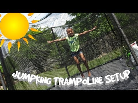 14FT TRAMPOLINE Jumpking TUTORIAL UND INSTALLATION