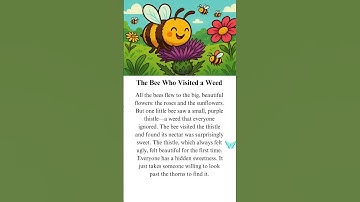 The Bee Who Visited a Weed