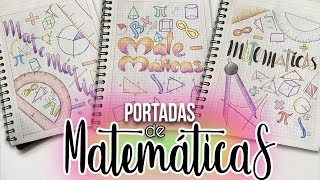 Portadas para cuadernos de Matemáticas fáciles y bonitas - thptnganamst.edu.vn