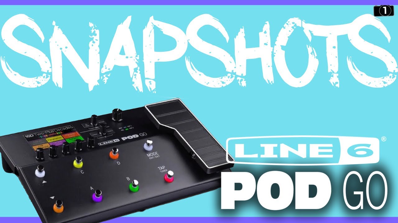 How to use Snapshots in Line6 Podgo.