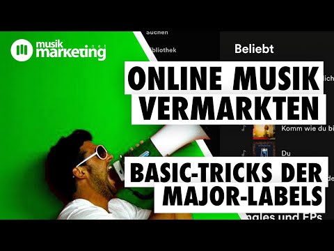 Online Musik vermarkten - so machen es die Major Labels - musik-marketing.net