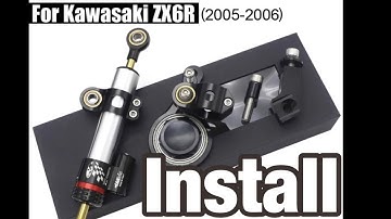 Aliexpress Steering Damper Install Kawasaki ZX6R 636 (2005/2006)