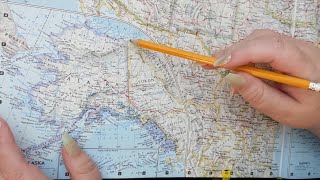 ASMR ~ Alaska, USA History & Geography ~ Soft Spoken Map Tracing Google Earth screenshot 3