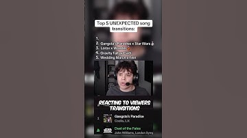 top 5 UNEXPECTED song transitions #top5 #transitions #shorts #funny #viralvideo #song