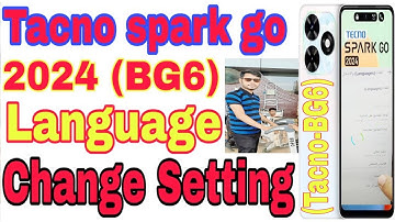 How to change language in Tecno Spark Go 2024/Tecno Spark Go 2024 (BG6)me language kaise change kare