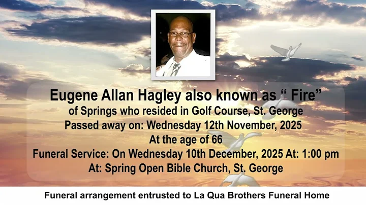 MTV OBITUARIES FOR FRIDAY 5TH DECEMBER 2025