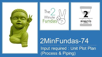 2MinFundas-74 : Input required : Unit Plot Plan (From Process & Piping) #Piping