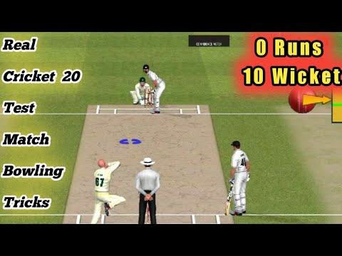 Real Cricket 20 Test Match Bowling Tricks || RC20 Bowling Tips - YouTube