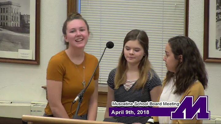 Apr 8, 2019 - Muscatine Schools Regular Board Meeting