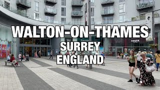 Walton-on-Thames Town Centre Street View, Surrey, England 🇬🇧 The Heart, High Street, 2022 4K HDR screenshot 3