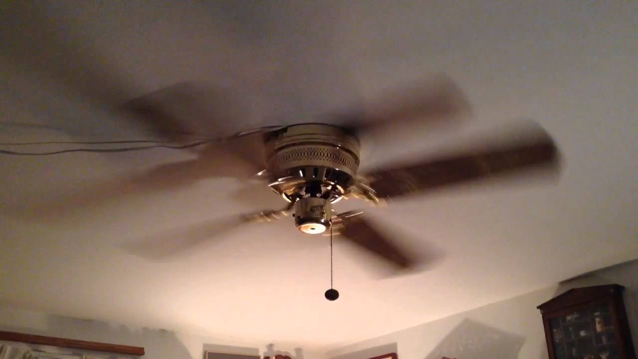 1996 Hampton Bay 42 Hugger Ceiling Fan Youtube