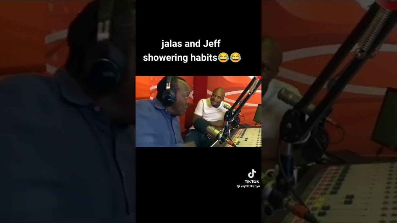 me at HOT96 EXPLAINING HOW TO SHOWER