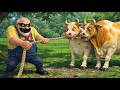 Old macdonald had a farm story| Thief Story in Farm for kids |Police Officer Saves the Day 👮♂️